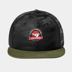 Camo Flat Bill Snapback Cap Thumbnail