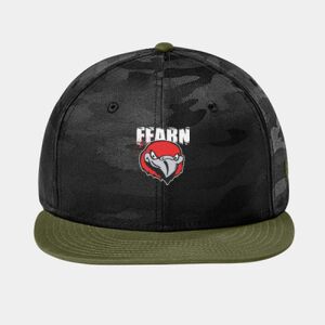 Camo Flat Bill Snapback Cap Thumbnail