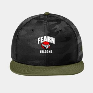 Camo Flat Bill Snapback Cap Thumbnail