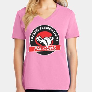 Ladies Core Cotton V Neck Tee Thumbnail