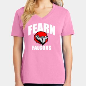Ladies Core Cotton V Neck Tee Thumbnail
