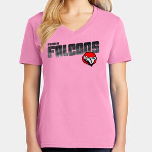 Ladies Core Cotton V Neck Tee Thumbnail