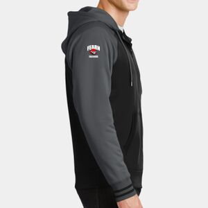 Sport Wick ® Varsity Fleece Full Zip Hooded Jacket Thumbnail