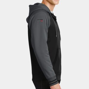 Sport Wick ® Varsity Fleece Full Zip Hooded Jacket Thumbnail