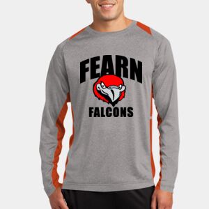 Long Sleeve Heather Colorblock Contender ™ Tee Thumbnail