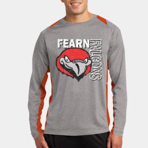 Long Sleeve Heather Colorblock Contender ™ Tee Thumbnail